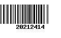 Código de Barras 20212414