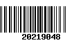 Código de Barras 20219048