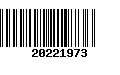 Código de Barras 20221973