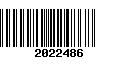 Código de Barras 2022486