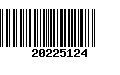 Código de Barras 20225124