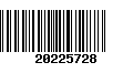 Código de Barras 20225728