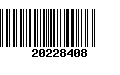 Código de Barras 20228408