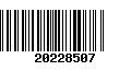 Código de Barras 20228507