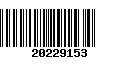 Código de Barras 20229153