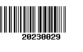 Código de Barras 20230029