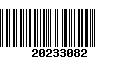 Código de Barras 20233082