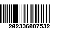 Código de Barras 202336087532