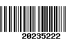 Código de Barras 20235222