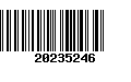 Código de Barras 20235246