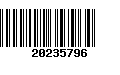 Código de Barras 20235796