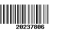 Código de Barras 20237806