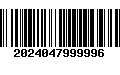 Código de Barras 2024047999996