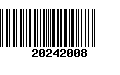 Código de Barras 20242008