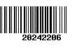 Código de Barras 20242206