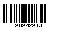 Código de Barras 20242213