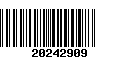 Código de Barras 20242909