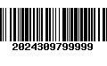 Código de Barras 2024309799999