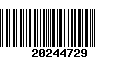 Código de Barras 20244729