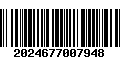 Código de Barras 2024677007948