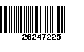 Código de Barras 20247225