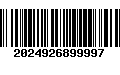 Código de Barras 2024926899997