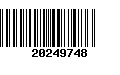 Código de Barras 20249748