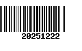 Código de Barras 20251222