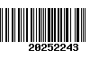 Código de Barras 20252243