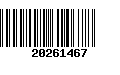 Código de Barras 20261467