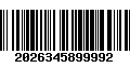 Código de Barras 2026345899992