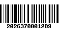 Código de Barras 2026370001209