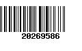 Código de Barras 20269586