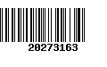 Código de Barras 20273163