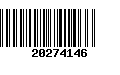 Código de Barras 20274146