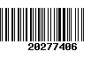 Código de Barras 20277406