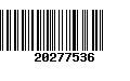 Código de Barras 20277536