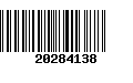 Código de Barras 20284138