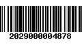 Código de Barras 2029000004878