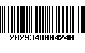 Código de Barras 2029348004240