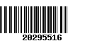 Código de Barras 20295516