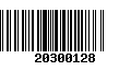 Código de Barras 20300128