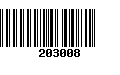 Código de Barras 203008