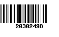 Código de Barras 20302498