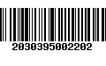 Código de Barras 2030395002202