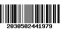 Código de Barras 2030502441979