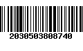 Código de Barras 2030503808740