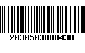 Código de Barras 2030503888438