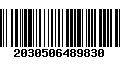 Código de Barras 2030506489830