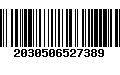 Código de Barras 2030506527389